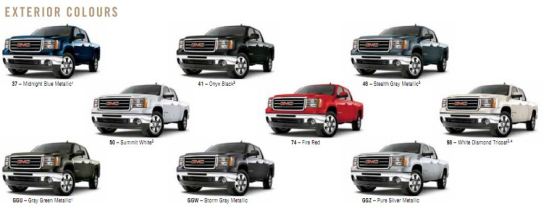 The GMC Sierra Comes in 9 Different Exterior Colours at Mills in Oshawa